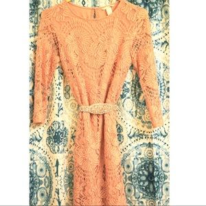 H&M Pink Lace Dress